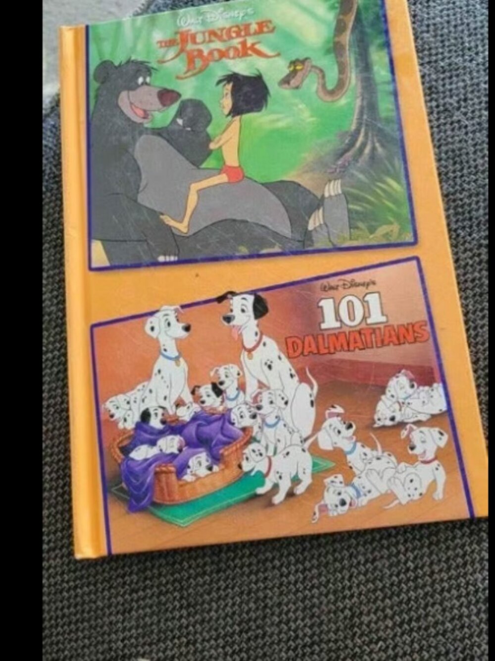 Walt disneys the jungle book and 101 dalmations book